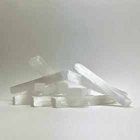 Selenite Sticks | Charging Wands | 15 cm | Morocco | BULK Case Lot