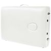 2-Zone Folding Massage Table 3.9" Thick White